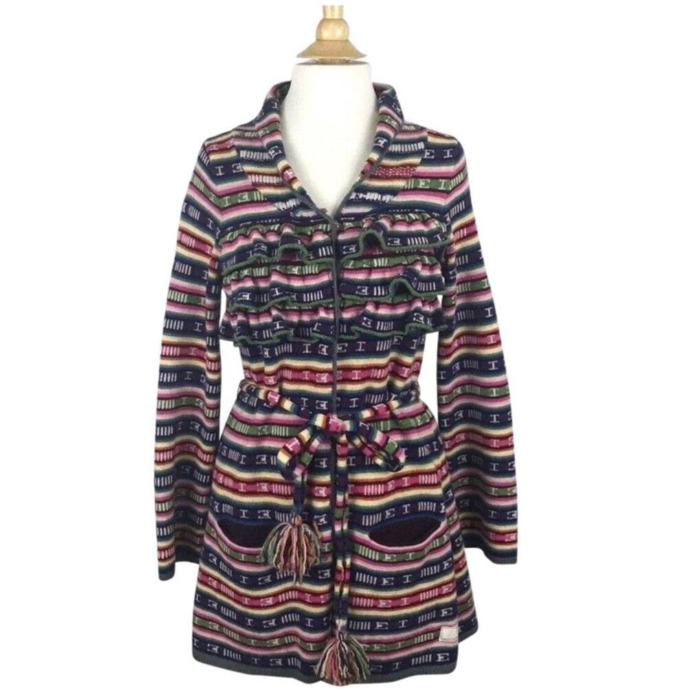 RARE Odd Molly Rainbow Sweater Coat